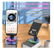 3in1 Wireless Bluetooth Call Speaker Mobile Phone Stand Holder Audio Power Bank