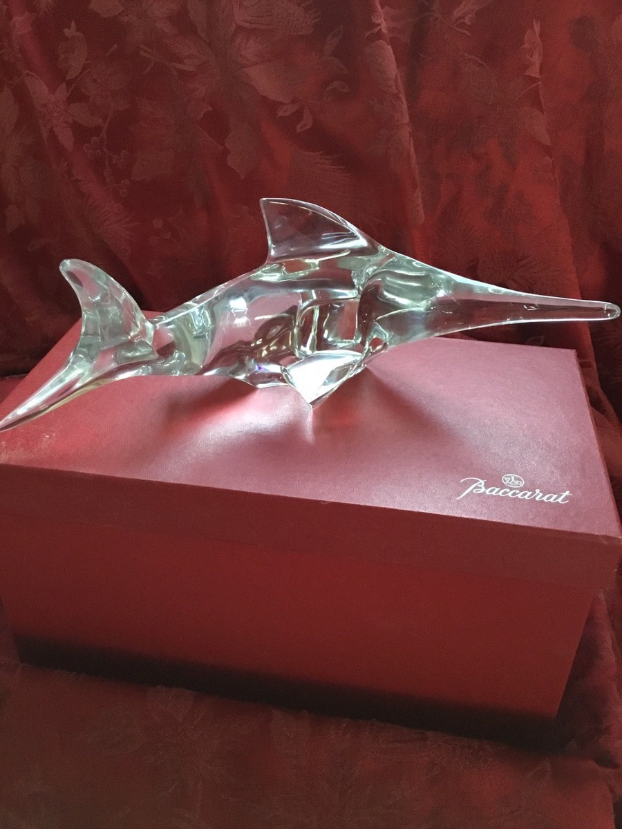 ☆極レア・希少品☆バカラ カジキマグロ 置き物 オブジェ ガラス