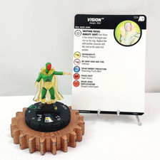HEROCLIX Avengers Defenders War Set Uncommon 024 Vision w/Card