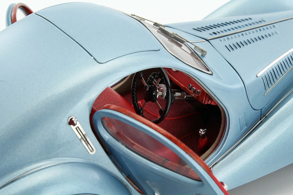 New CMC Talbot Lake Coupe T150 C SS 1937-39 1:18 Model Car Blue M145 KidBX - Image 4 of 4