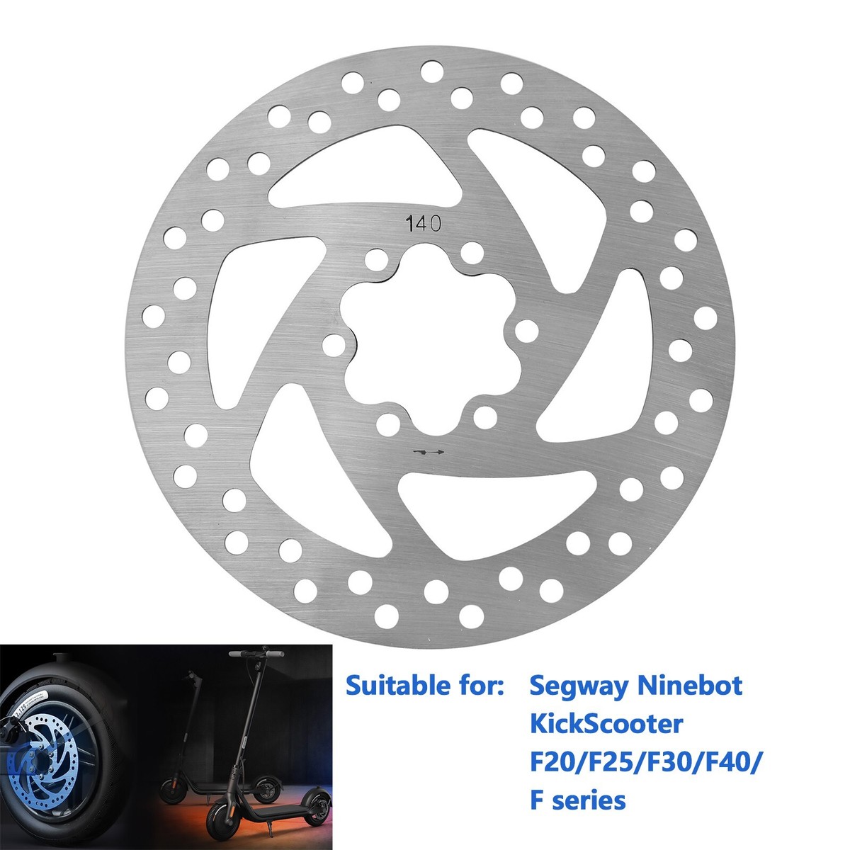 For Segway Ninebot KickScooter Brake Disc F20/F25/F30/40/F Series