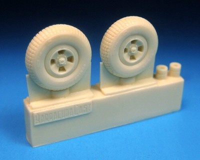 Barracuda BR-R48318 1/48 Spitfire 4-Slot Main Wheels (Block Tread)