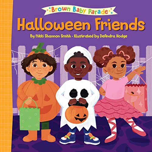 Halloween Friends Brown Baby Parade Board Book by Nikki Shannon Smith 2023