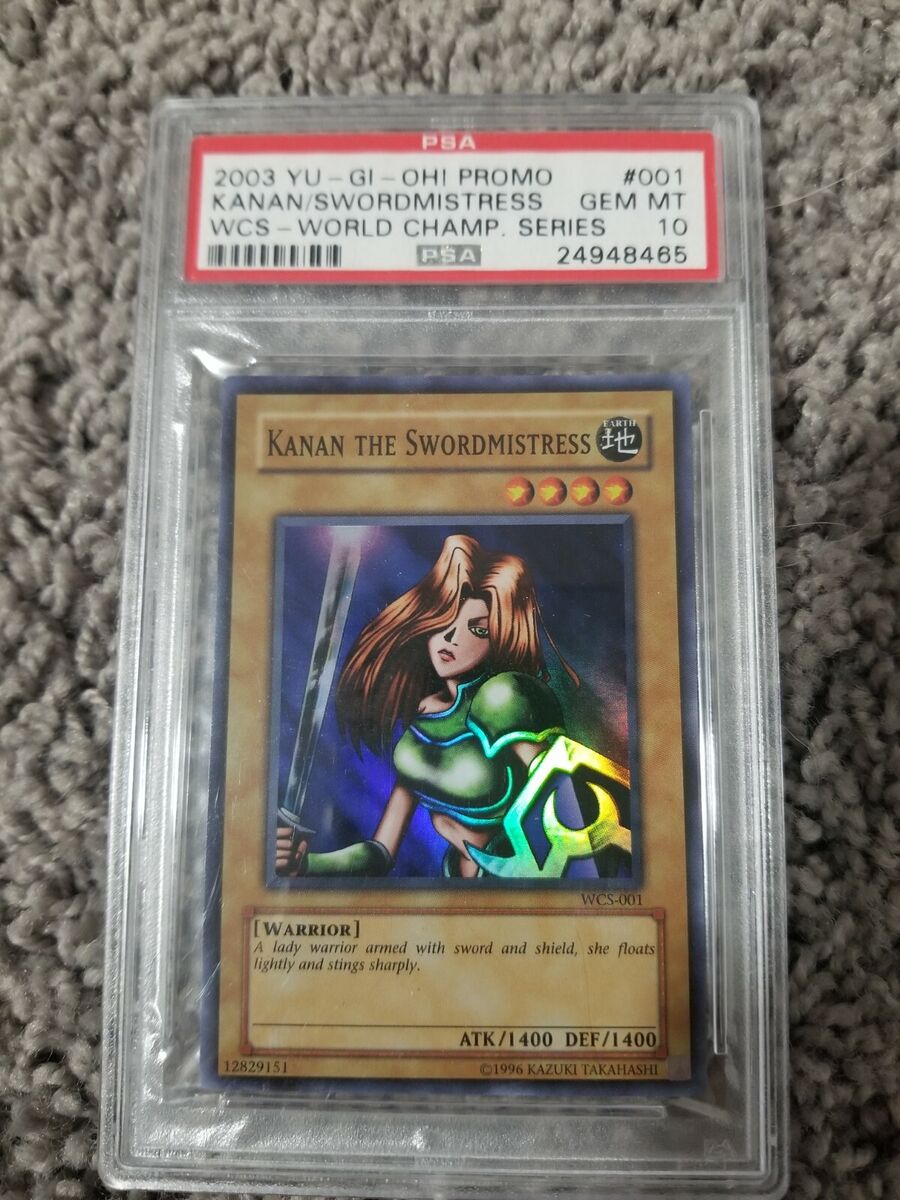 Yu-Gi-Oh Kanan The Swordmistress WCS-001 PSA 10 - Population Yu-Gi-Oh Kanan The Swordmistress WCS-001 PSA 10 - Population