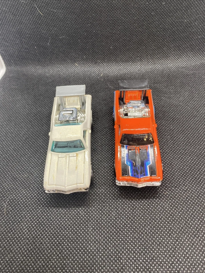 El Camino Chevy Spectraflame Orange And White Hot Wheels 2 Trucks - Image 2 of 4