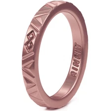 Stackable Infinity Silicone Wedding Ring | Band for Women by Rinfit