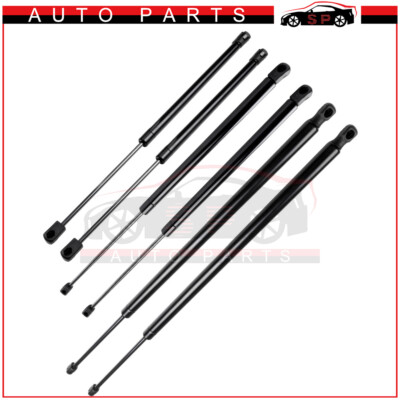 3 Pairs Hood+Window+Tailgate Lift Supports Struts For 11-13 Jeep Grand Cherokee