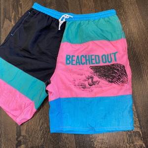 80s swim trunks