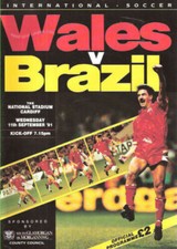 1991 WALES v BRAZIL  at CARDIFF ARMS PARK