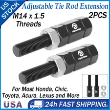 Adjustable Tie Rod Extension Kit For Honda, Acura, Toyota, Lexus M14x1.5 Thread