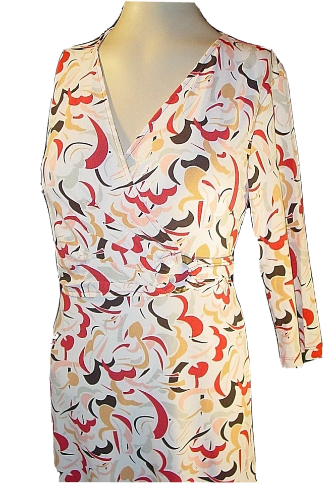 Nuevo Vestido, Colección Chadwick, Viaje Envolvente-corpiño Elástico Naranja 6P Foto 4 de 4