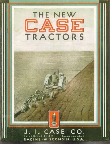 1929 Catalog - The New CASE Tractors – sales brochure  COLOR reprint - Picture 1 of 5