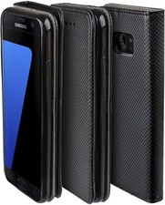 CUSTODIA LIBRO PER SAMSUNG GALAXY S6 EDGE / S7 EDGE SMART MAGNET CASE 
