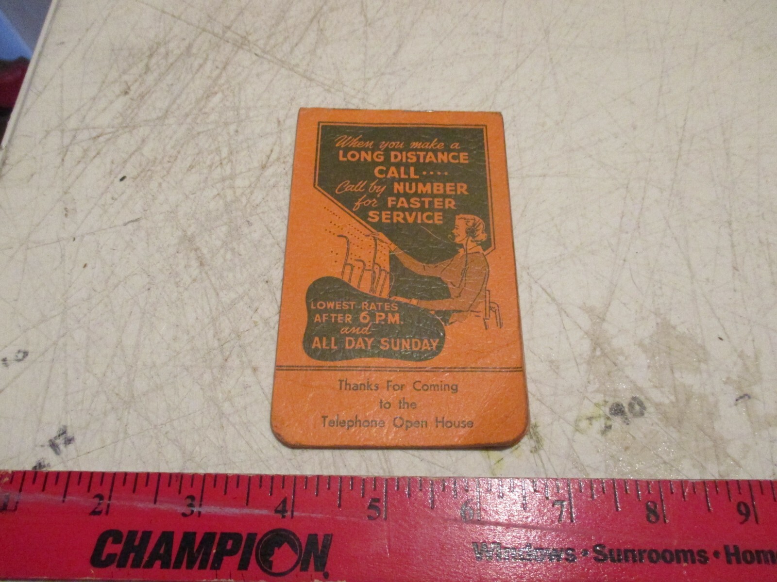 Vintage Lincoln Telephone And Telegraph Company Notepad Advertising ...