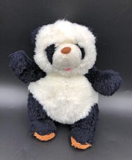 Vintage Small Panda Bear Plush Soft Toy 8” High Comforter Preloved Cuddly Teddy