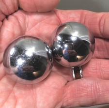 VTG Chrome Baoding Balls Chinese Hand Health Exercise Stress Strength Therapy