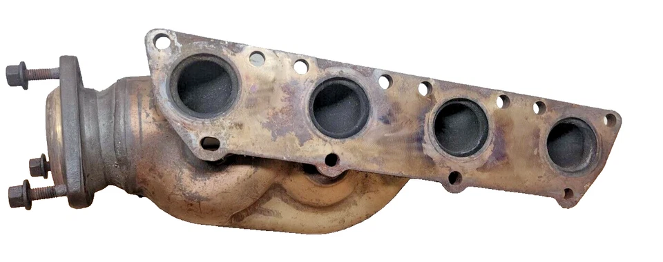 Colector de escape del lado del conductor izquierdo VW Touareg Phaeton 2004-2007 4,2 L V8 077253033 Foto 2 de 4