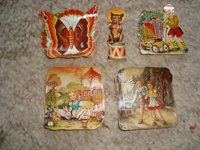 !!! 5 ORIGINAL GLANZBILDER AUS DEN 1960 ´er JAHREN - SEHR SELTEN !!!