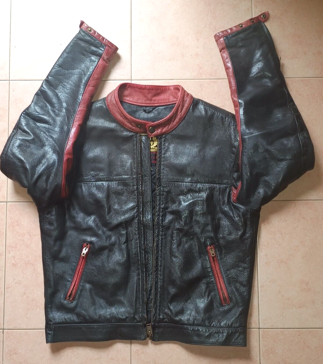 BELSTAFF Jacket leather Dark Knigth-XL-CHRISTIAN BALE BATMAN MOVIE