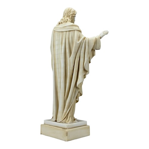 Lord Jesus Christ Greek Cast Marble Patina Color Statue Sculpture 15.75 in - Picture 6 of 10