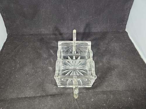 Godinger Crystal Sugar Packet Caddy with Handles - Picture 8 of 10