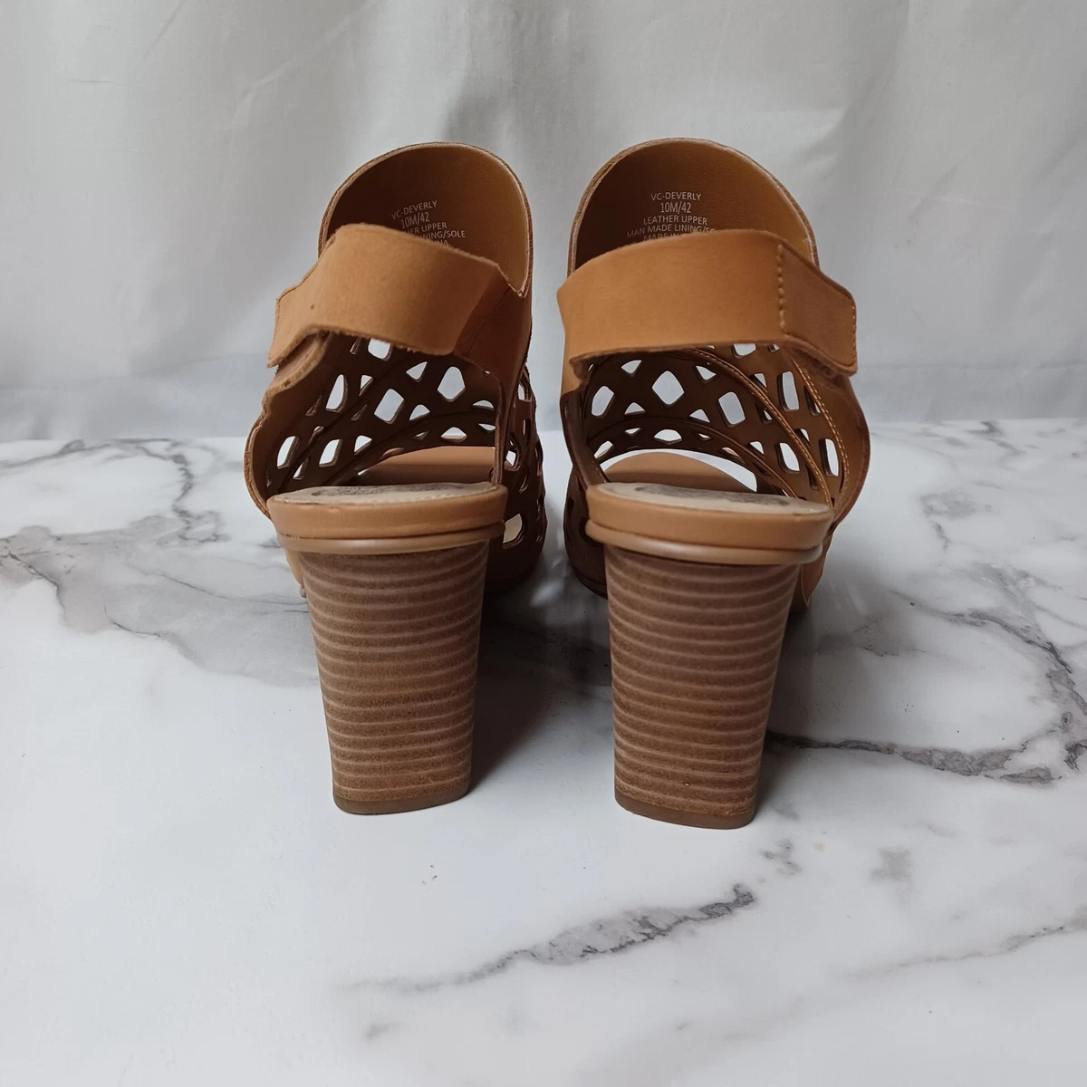 Vince camuto cutout nubuck cheap heeled sandals