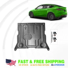 Thick Front Motor Guard For Tesla Model Y 2020-2024 Engine Splash Shield Hard