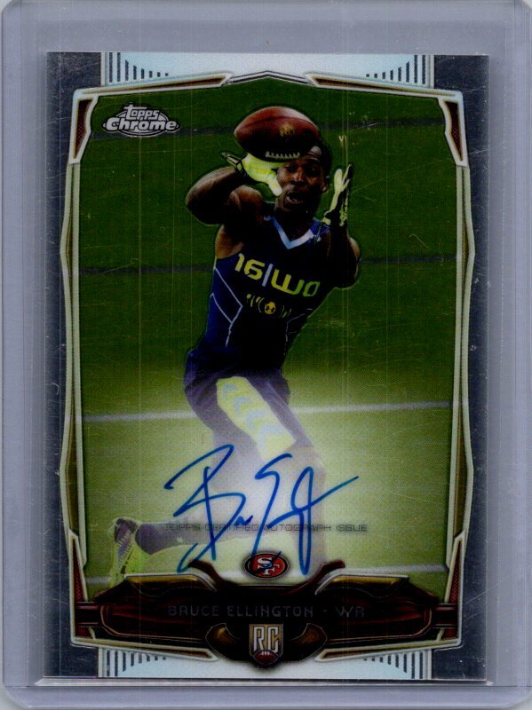 Bruce Ellington Topps Chrome #116 Rookie Autograph
