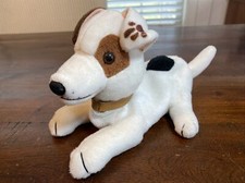 Vintage 1998 Wishbone Jack Russel Terrier 7 Beanbag Plush PBS Kids Clean