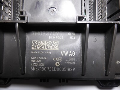 VOLKSWAGEN AMAROK Body Control Module BCM 7H0937090