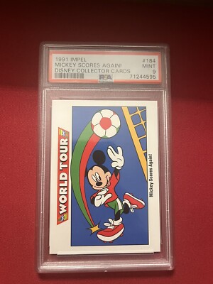 Disney Sammelkarten - Mickey Scores Again! - PSA 9 - 1991 IMPEL