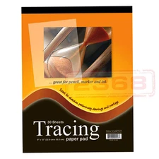 30 Sheets 9 x 12 inch Premium Quality Tracing Paper Pad for Sketches Preliminary