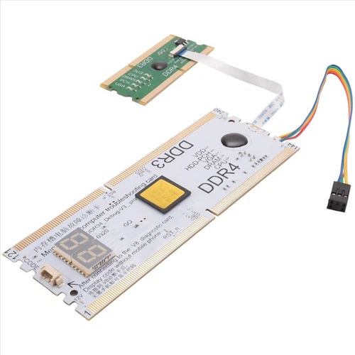 Laptop/Desktop Motherboard Memory Slot DDR3/DDR4 Diagnostic Analyzer Test Card
