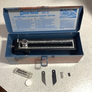 Spearhead 747-C Adjustable Gasket Cutter  with case. Incomplete kit. 
