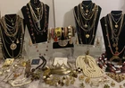 Vintage To Now Gold Tone Jewelry Lot Trifari Sigrid Olsen Danescraft Monet GF