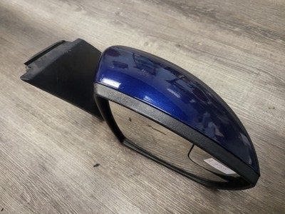 2012-2014 Ford Focus Passenger FR Door Mirror Used CM5117682 OEM KONA BLUE