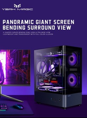 YEAH MAGIC Arcane Z1 Gaming Desktop Prebuilt Gaming PC AMD Ryzen 7