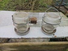 Glass Chicken Feeders Automatic Water Dispenser Poultry Waterer