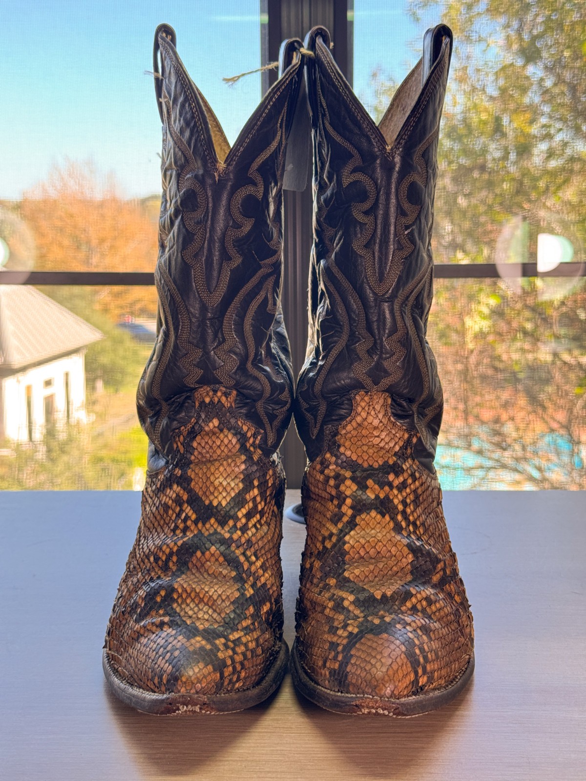 Justins Boots - 9D - Snake Skin (Python) - image 2