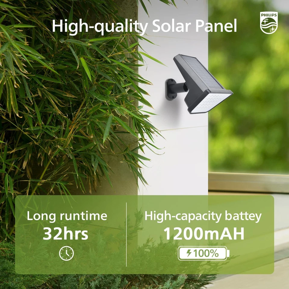 Philips 4 Packs Solar Spot Lights Outdoor Waterproof, 28 LED 7500K Solar Powered - Image 4 of 4