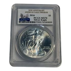 2016 Silver American Eagle MS-70 PCGS MILKY No Returns 2A