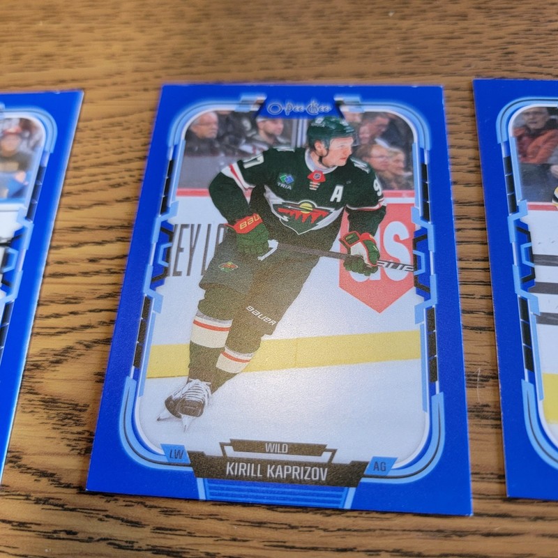 2025-26 O-Pee-Chee blue border kirill kaprizov