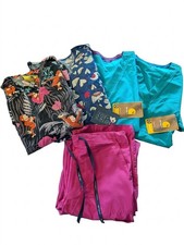 NWT Lot Of Womens Scrub Tops And Pants Carhartt Curious George Zoe And Chloe