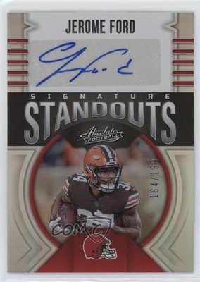2023 Panini Absolute Signature Standouts 164/199 Jerome Ford #SS-15 Auto v9t