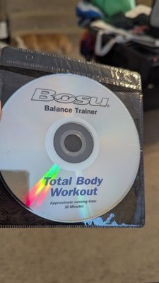 Bosu Balance Trainer: Total Body Workout DVD (Replacement Disc+Sleeve ONLY)