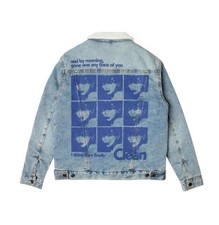 TAYLOR SWIFT 1989 Taylor's Version Clean Blue Denim Jacket Sherpa Collar XL