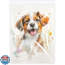 Jadairy Self Sealing Cellophane Bags, Clear Bags for Packaging Watercolor Pap