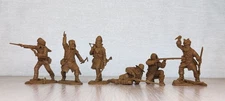 Plastic Platoon Toy Soldiers Trappers Scale 1/32 New Release November 2025