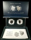 2025 S Reverse Proof $1 Morgan and Peace Silver Dollar 2pc Set Box ,OGP & COA