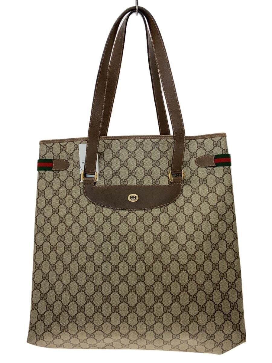 GUCCI Brown Leather Tote Bag 39.02.091
